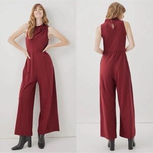 Pact Organic Cotton mock neck Jumpsuit